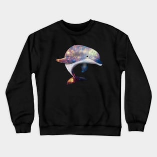 Galaxy Dolphin Crewneck Sweatshirt